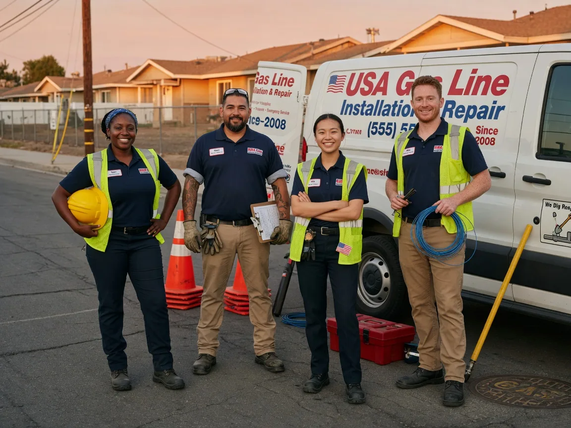 Gas Line Installation company in Polk, PA